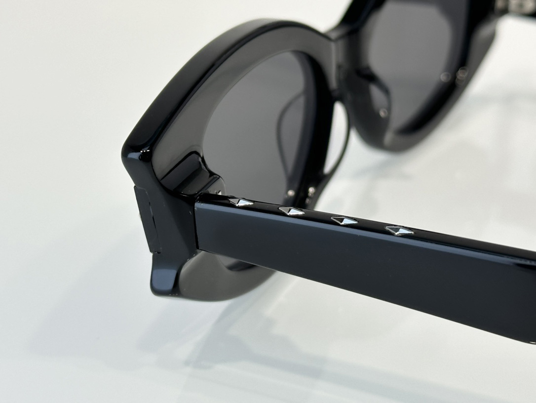 Estudados óculos de sol ovais lentes pretas/cinza brilhantes homens homens designers de sol
