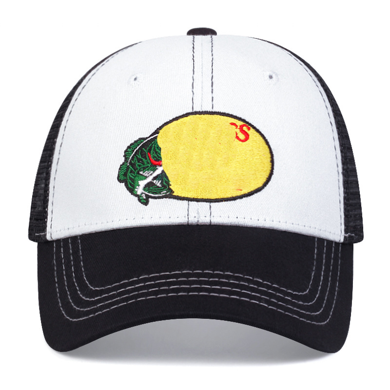 Capeur de baseball de 100 couleur 2014, casquette de filet d'été, casquette de baseball brodée, capuchon de bill de canard animal de sport extérieur, sun-shading net cartot