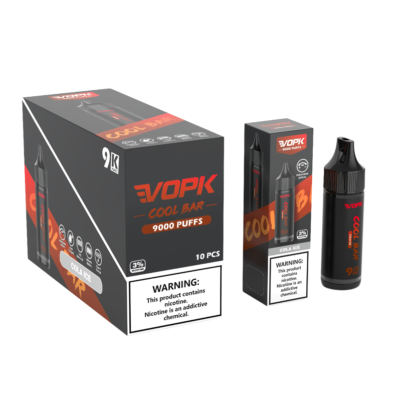 Vopk Cool Bar 9000 Sfumo 9K sbuffi VAPE usa e getta e sigarette ricaricabili a maglie i 15 ml di soffio e-liquido 9K vapers 0%2%3%5%usa e gettate e cartucce