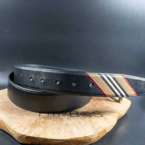 Designer Barbaroy Belt Fildle Fuckle Genuine Leather Belt Belt Belt Jeans Belt Authentic 001036