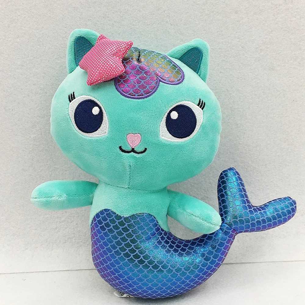 Stuffed Plush Animals Hot Gabby Dollhouse Plush Toy Mercat Cartoon Stuffed Animals Smiling Cat Car Cat Hug Gaby Girl Dolls Kids Birthday Gifts T240513