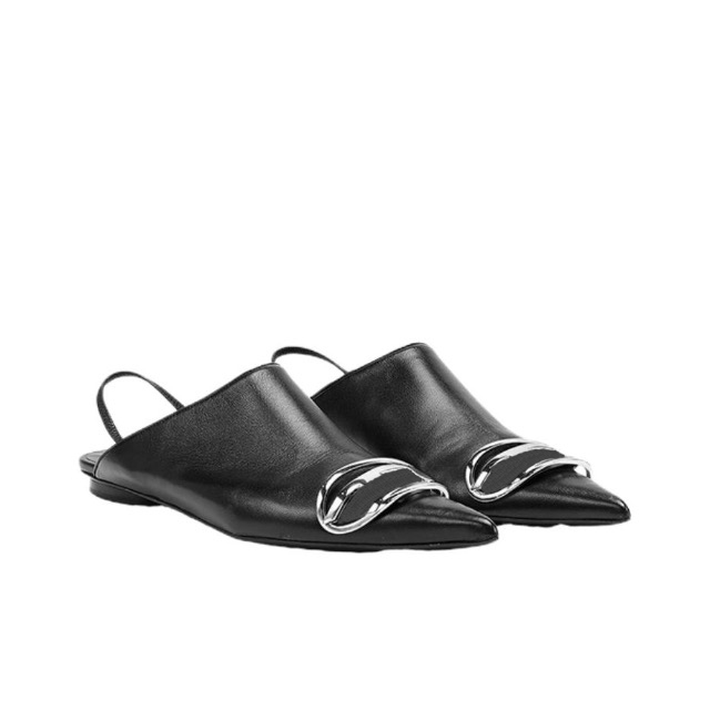 女性のデザイナーデザイナーシューズプロゲッティスタデザイナースライダー標準サイズの豪華なサンダル女性chaussureのための非スリップソールサンドル