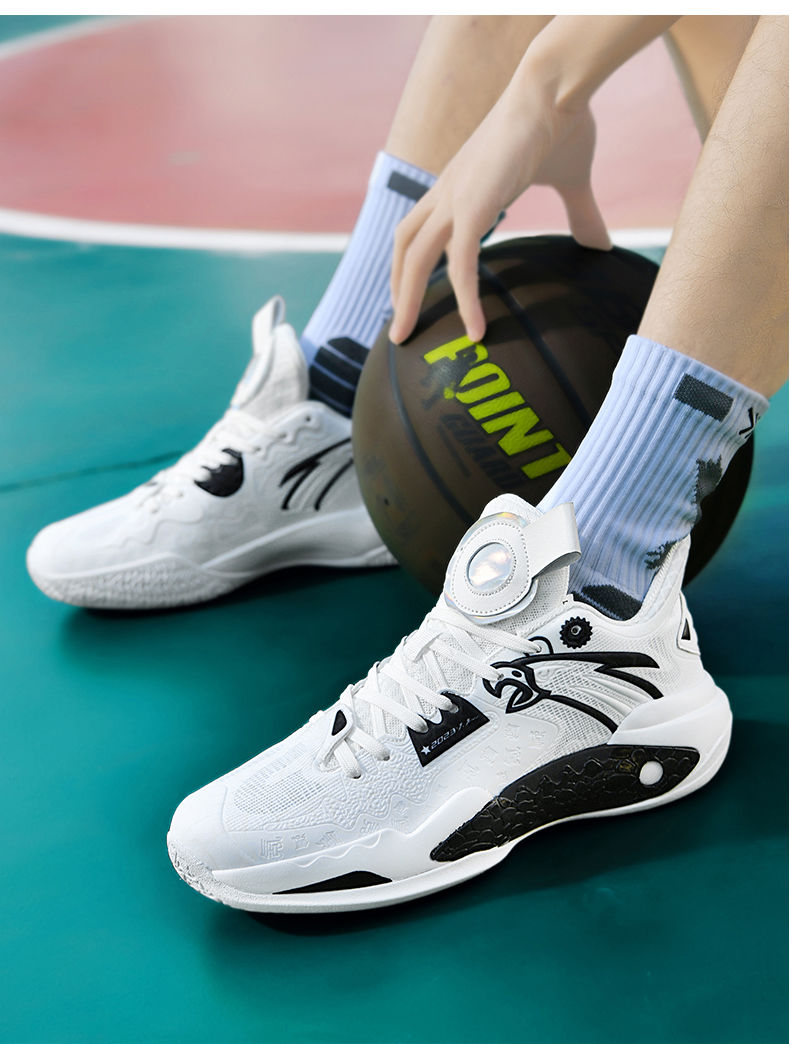 Mad Tide 5 Basketball Shoes New Student Night Light Sneakers Breathable Professional Cement Competition Shoes Designer Outdoor Sports Training Shoes 36-45
