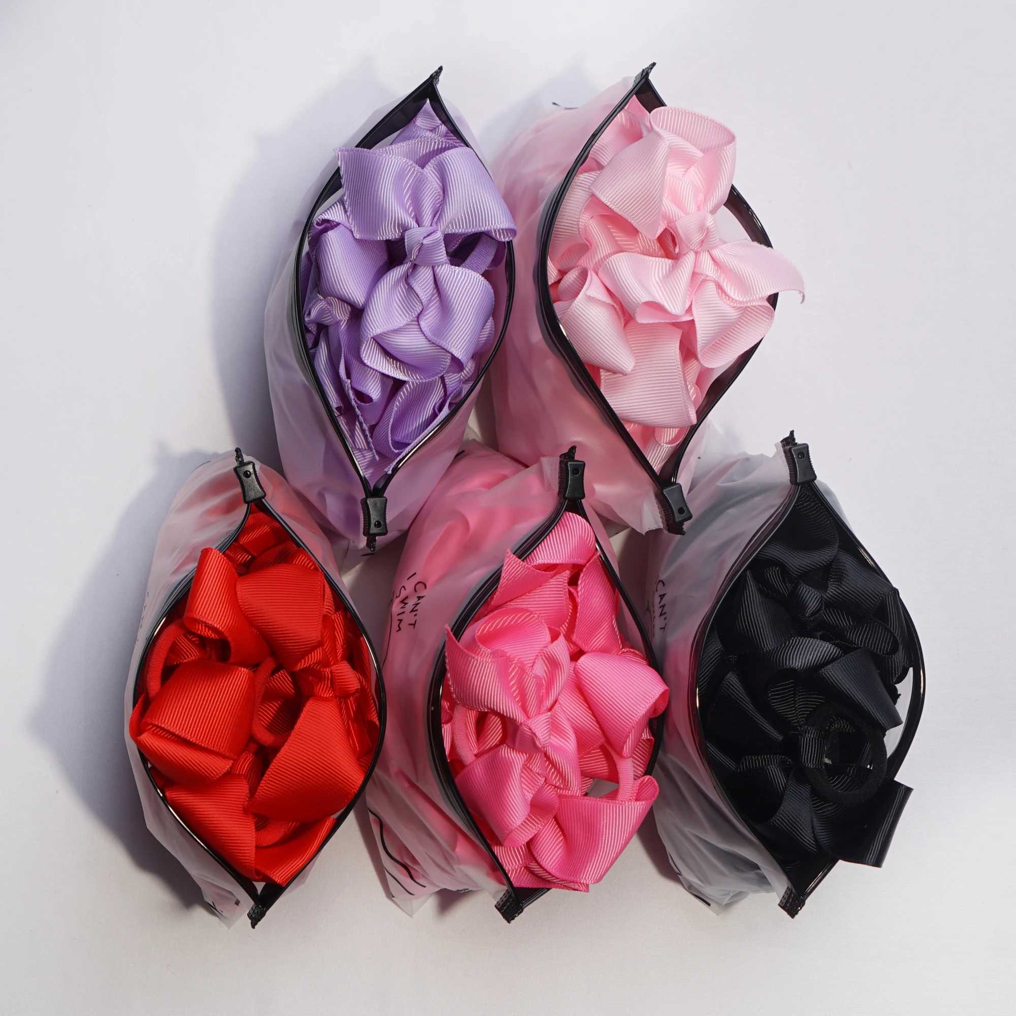 Hair Accessories 20 boutique hair bows elastic ties childrens rubber bands ponytails baby and girl hair clips wholesale d240514
