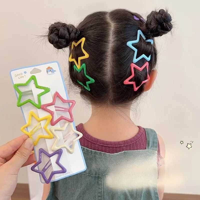 Accessori capelli new coreano star bb clip capelli adatto ragazze bambini accessori capelli d240514