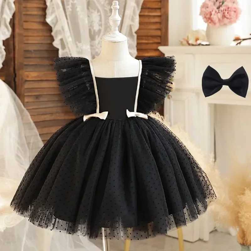 Mädchenkleider Neugeborene Mädchen Kleid Hochzeit Abschlussballkleider für Mädchen 1-5 Jahre Kinder Geburtstag Prinzessin Kleid Kind Taufe Party Kleidung Y240514