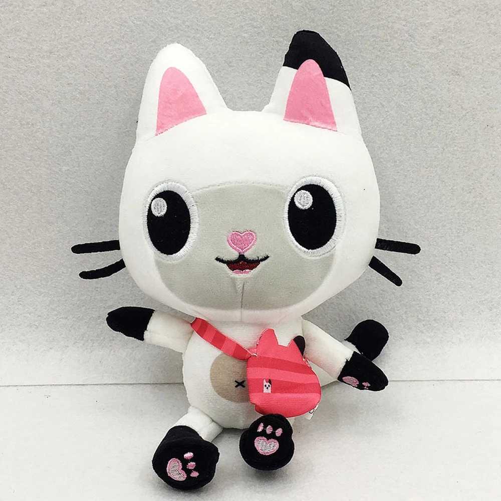 Stuffed Plush Animals Hot Gabby Dollhouse Plush Toy Mercat Cartoon Stuffed Animals Smiling Cat Car Cat Hug Gaby Girl Dolls Kids Birthday Gifts T240513