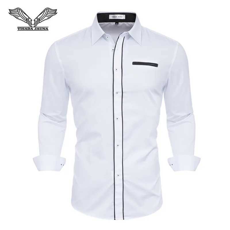 Camisas de vestido masculinas Marca de camisa de algodão 100% algodão 2022 masculino de alta qualidade camisetas slve hit casual cor slim fit preto homem camisetas 4xl n5150 y240514