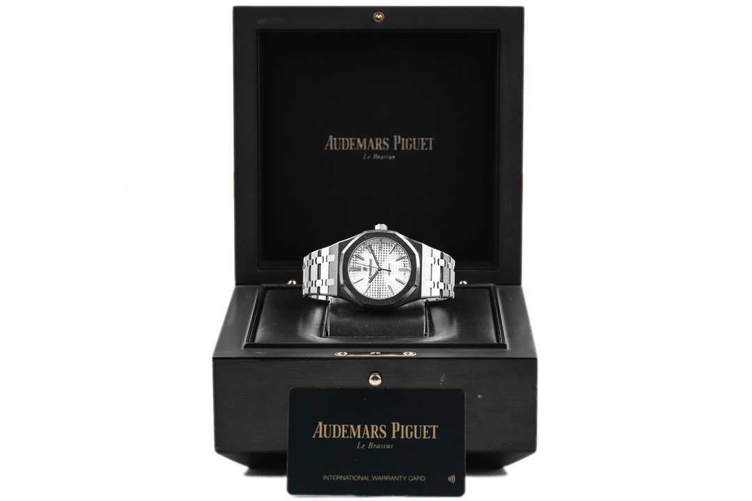 API Designer Luxury Mechanics Owatch da polso originale da 1 a 1 orologi di seconda mano Nuova piastra bianca King Royal Steel completa 41mm