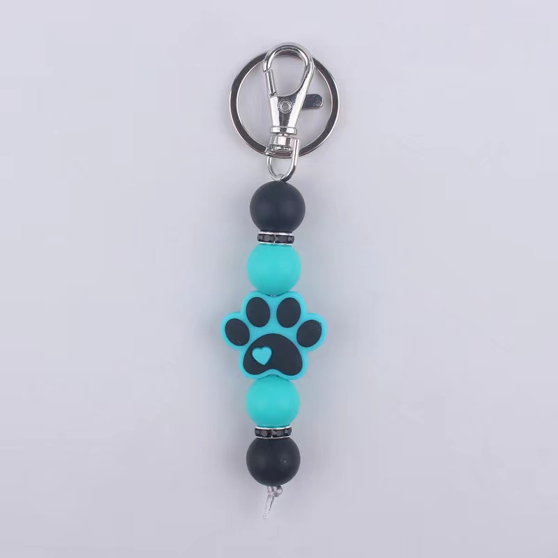 Creative Diy Cartoon Dog Claw Keychain Pendant Bag Pendant Small Accessories