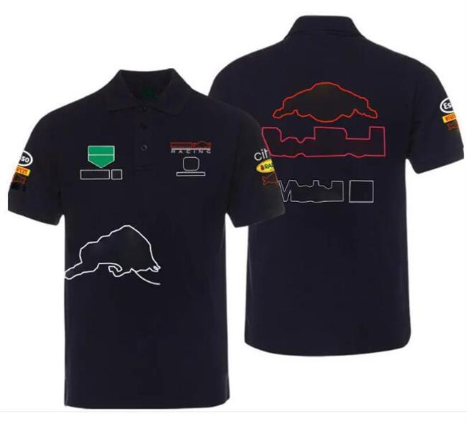 2024新しいF1レーシングポロシャツ夏半袖Tシャツ同じカスタマイズ