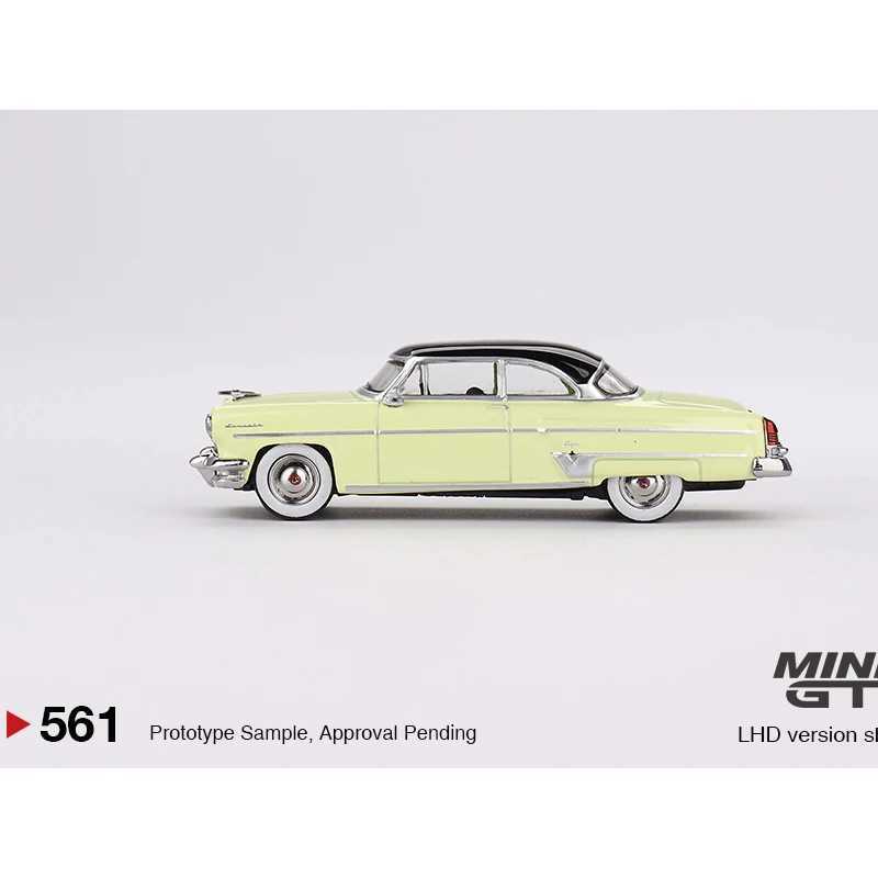 Diecast Model Cars Minigt 1 64 Capri 1954 Premier Yellow Alloy Car Model 561 T240513