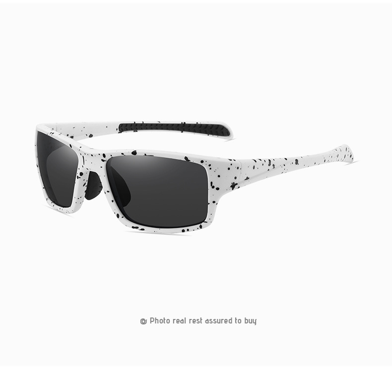 새로운 스포츠 사이클링 편광 선글라스 패션 스트리트 스타일의 태양 안경 한국 광장 여성 안경 UV400 거울 렌즈