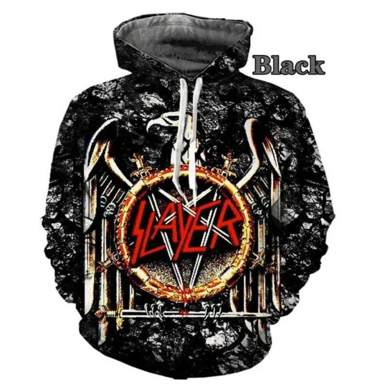 Men's Hoodies Sweatshirts Killer Womens/Mens Metal Rock Band Casual Metal 3D Printed Top Hoodie Autumn and Winter Sports Shirt Long Sleep Hoodie