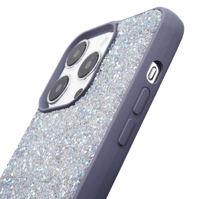 Luxury 3D Glitter Sparkle Diamond Phone Case för iPhone 11 12 13 14 15 Pro Max TPU Bling stockskyddande skyddsskydd