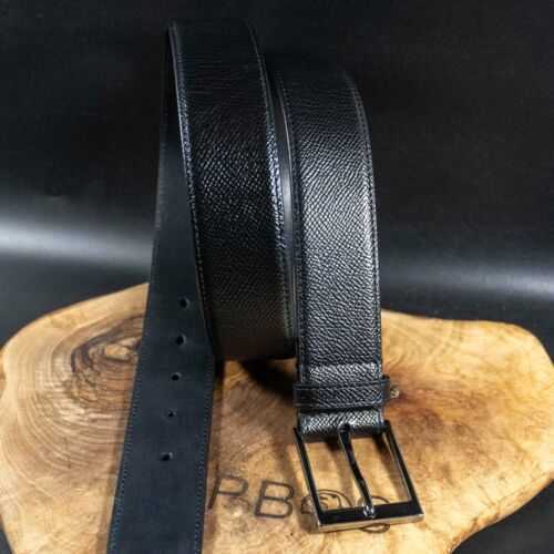 Designer Barbaroy Belt Fildle Fuckle Genuine Leather Belt Belt Belt Jeans Belt Authentic 001036