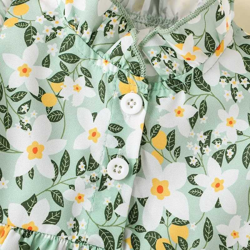 Robes de fille Robe pour enfants nouveau-né 3 - 24 mois style anniversaire manche papillon mignonne princesse florale robes formelles ootd pour bébé girll2405