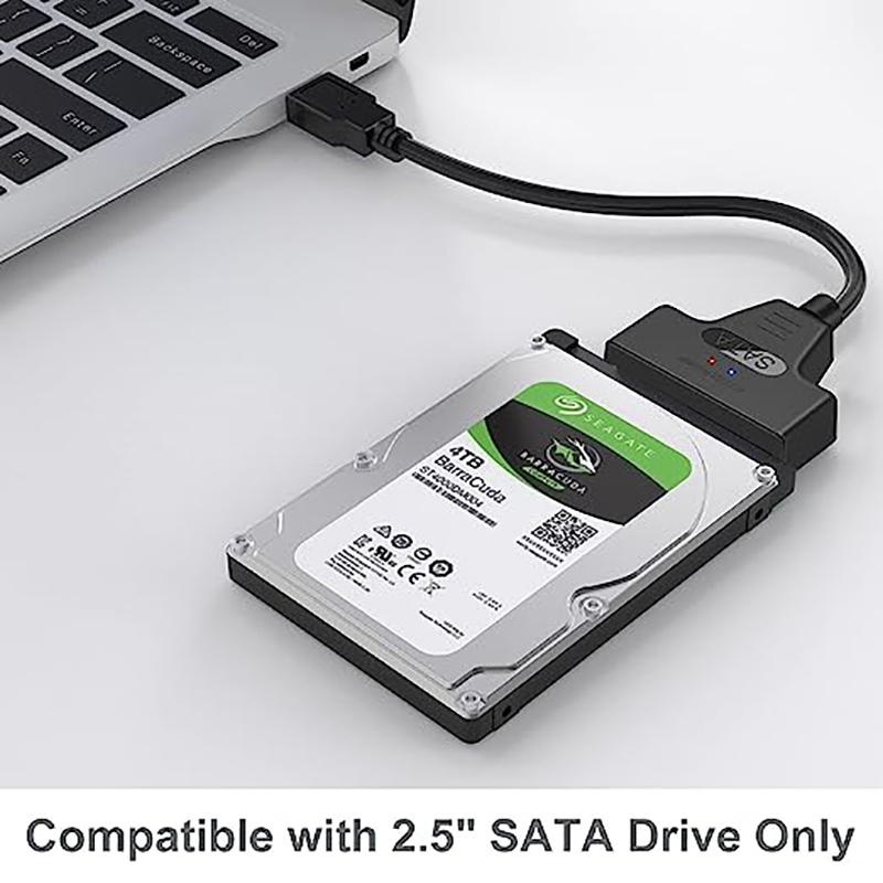 SATA do USB 3.0 Kabel adaptera dla 2,5 -calowego przesyłania danych HDD/SSD, zewnętrzny obsługa konwertera dysku twardego UASP