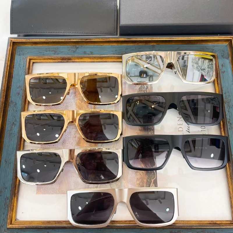 Selezionati Nuovi occhiali da sole Saint Box Instagram Celebrity Internet Street Shot stesso metallo