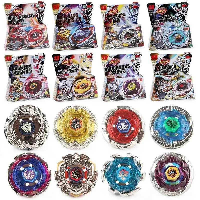 4D Beyblades Blayblade Fusion 4D Fury Metal Spinning Top System Battle Gyro med Launcher Master Squidity Toy Christmas Gift