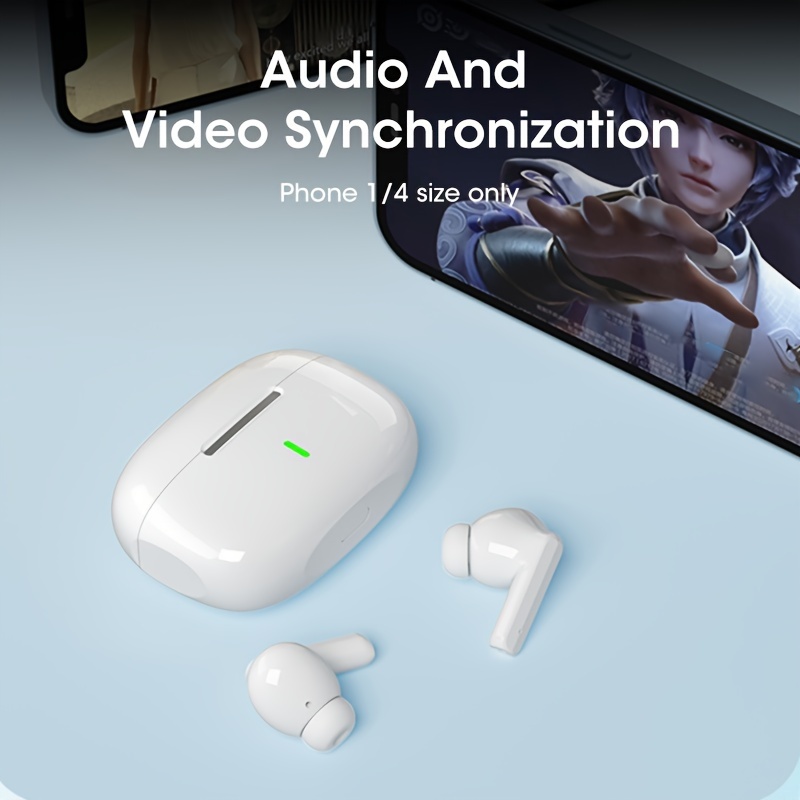 Wireless Earphones Bluetooth 5.3 Headphones In Ear Noise Cancellation Stereo Music Earbuds Touch Control Earbuds With Microphone