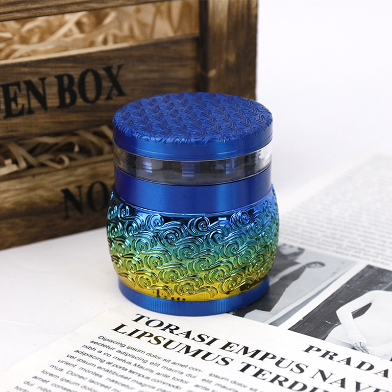 2024 NOUVEAU NOUVELLE GRINDER HERBE METAL Metal For Smoke Tobacco Manual Hand Spice Pepper Miller Cutter Zodiac Green Lucky Tree