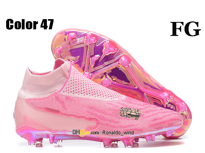 هدية حقيبة رجال عالية الكاحل أحذية كرة القدم phantoms gx Elite FG Firm Ground Cleats Neymar ACC GX 2 Soccer Shoes Top Outdoor Trainers Botas de Futbol