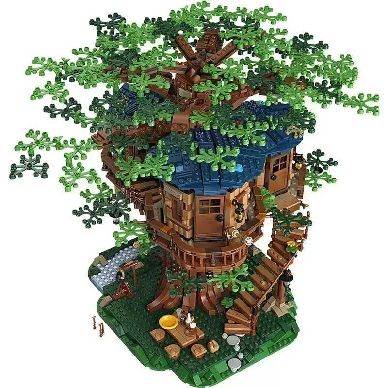 Architecture / maison bricolage Tree House Les plus grandes blocs de construction idées briques bricolages d'anniversaire de Noël cadeau 6007 compatible 21318 en stock