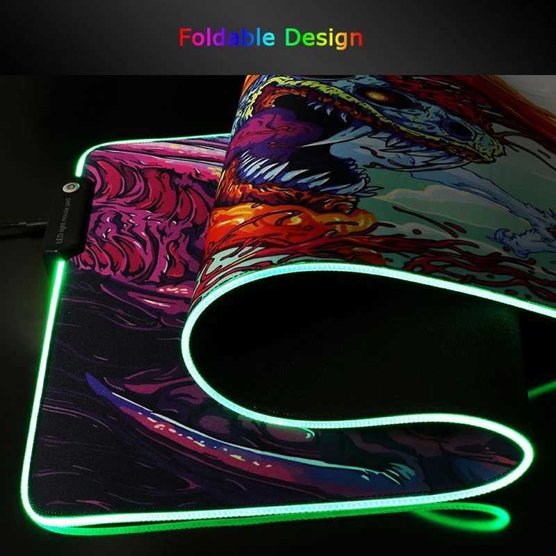 Mouse Pads Wrist Rests RGB Galaxy Mouse Pad Kawaii Game Accessories XL Carpet PC Game Console Complete Computer Varmilo Keyboard Desktop Mouse Pad J240510