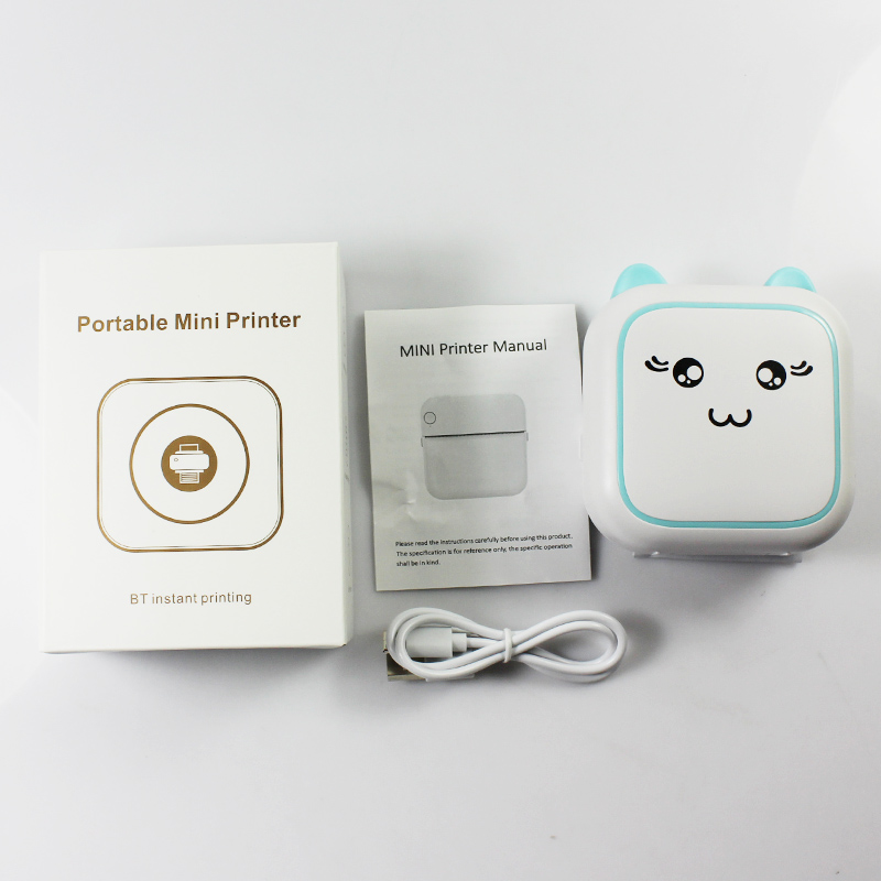 Новый дизайн Pocket Printer C25 Android IOS Portable Toy Photo File Office Home Mini Thermal Label Printer для детей изучать подарки
