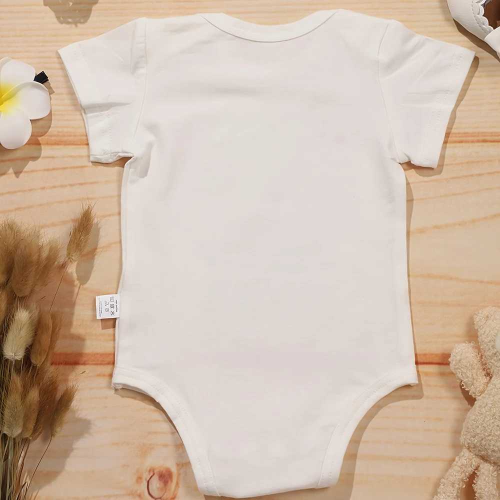 Rompers I Rock Cute Twins Baby Boys Fashion and Fun Newborn Onesie Pyjamas Summer Home Casual Childrens Clothing Cotton Jumpsuitl240514L240502