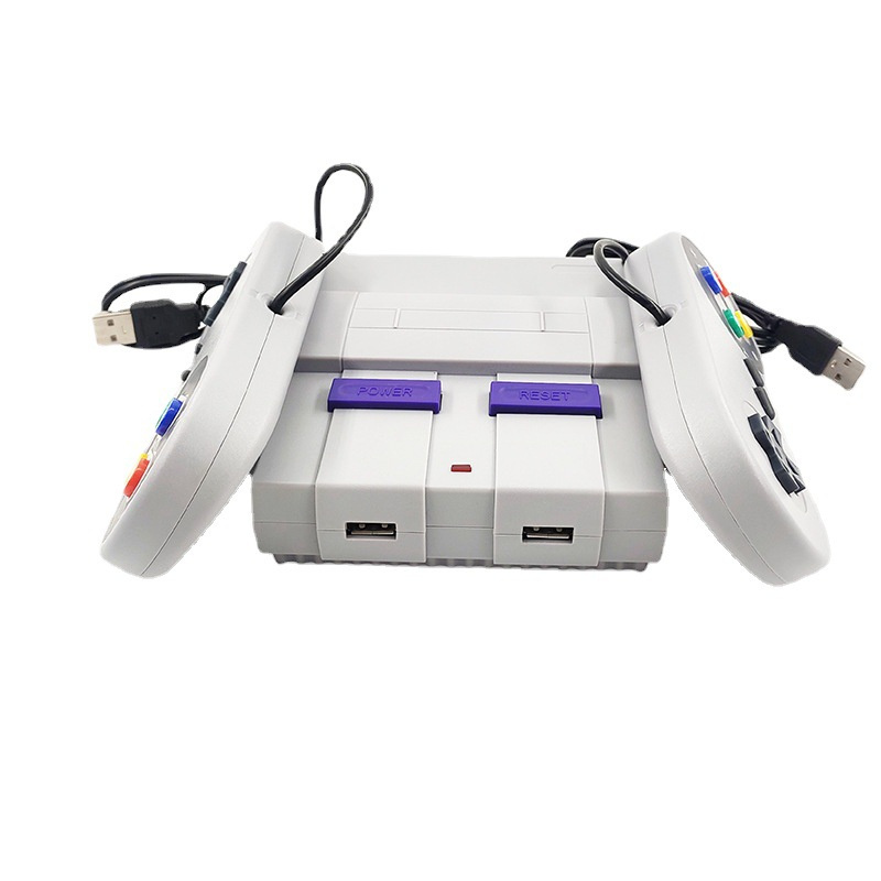 821 HD Game Console Super Mini SNES 8-bit Game Console NWS Classic Edition Built-in 821 Models Two Person Handle And Main Engine Wireless Controller