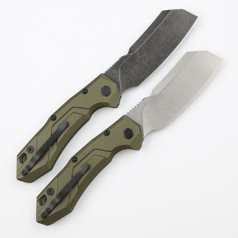 High Quality KS7850 Launch 14 AUTO Folding knife CPM154 Stone Wash Tanto Blade CNC G10 Handle EDC Pocket Tactical Knives With Retail Box