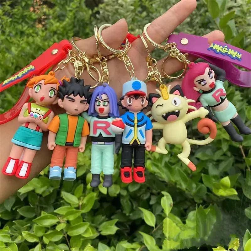Wholesale of cute cartoon anime keychains for children`s game partners, Valentine`s Day gifts for girlfriends, home decoration