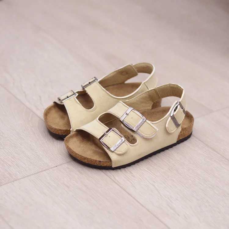 Sandals New sandals childrens sandals girls and boys sandals breathable flat shoes summer comfortable cork sandals d240515