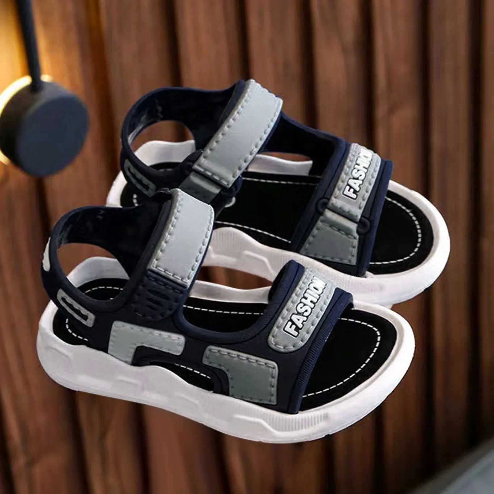 Sandals Homepage Slider Childrens Cartoon Soft Sole Summer Comfortable Boys Sandals Youth Sandals Size 2 Sandals Size 5 Boys d240515