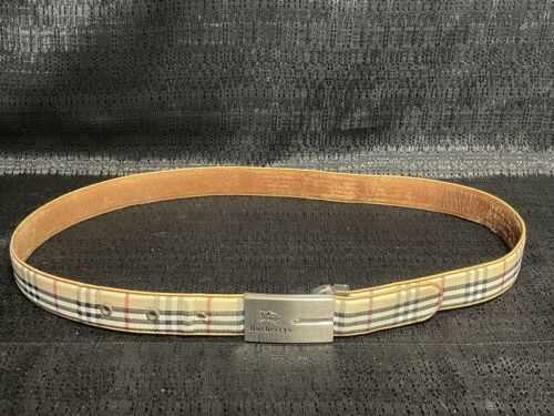 Designer Borbaroy Belt Modeschnalle Echtes Leder seltener Vintage -Gürtel Unisex