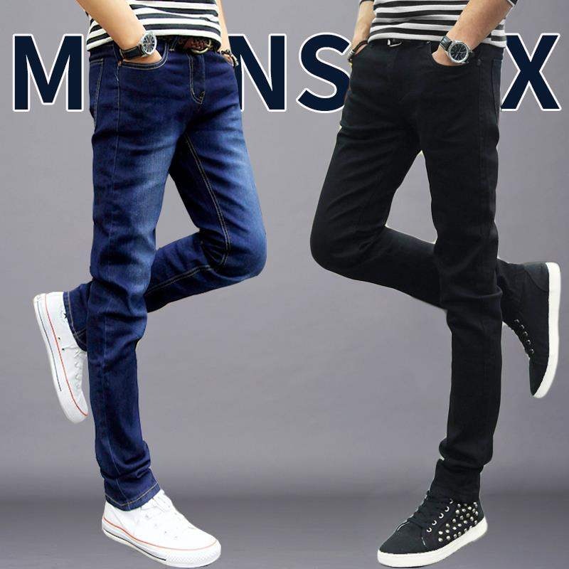 Designer Spring Summer Stretch Jeans Men's Denim Pants Skinny Slim Pencil Workout Pants Casual Jeans Mens Womens Outwear Street Long Pants Harem Trousers Asian 27-36