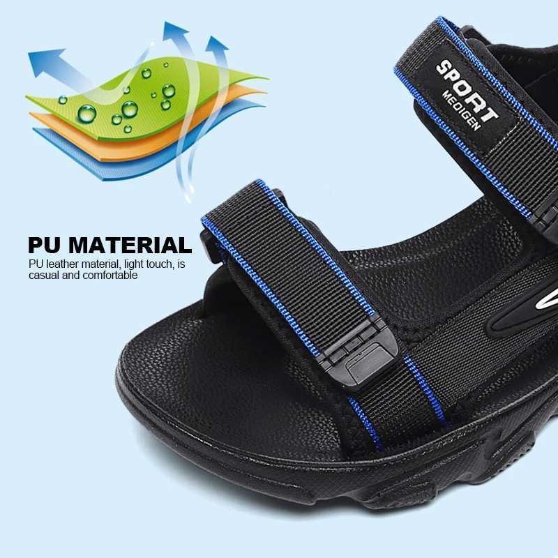 Sandalen Ademende Sport Running Childrens Sandalen Zomerjongens en meisjes Casual strandschoenen comfortabel zachte zachte kinderen buiten strandschoenen D240515