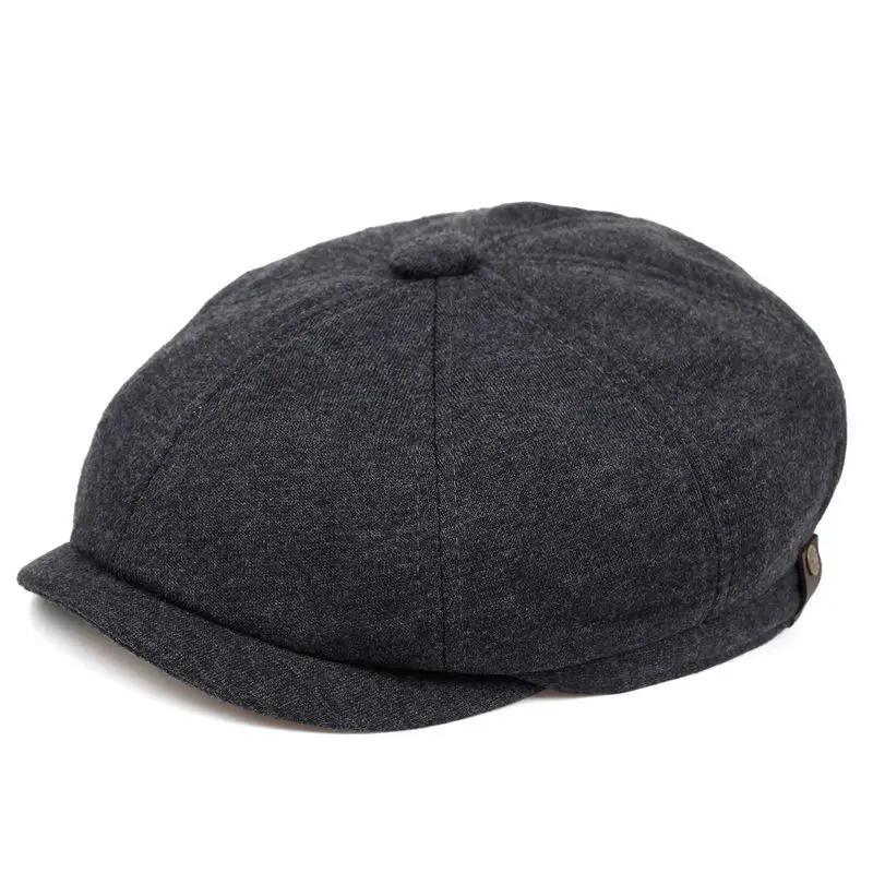 Retro Octagonal Hat All-match British Newsboy Hat Men and Women Outing Sunshade Beret Boina, Painter Hat, Forward Hat