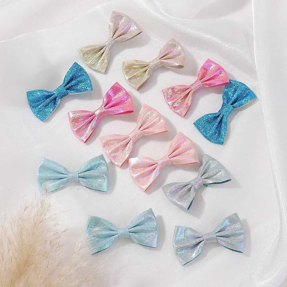 Hair Accessories Sparkling Glitter Bows Party Glitter Hairpins Hair Accessories Headwear Shiny Hair Clips Headdress Girls Hairgrips Gift