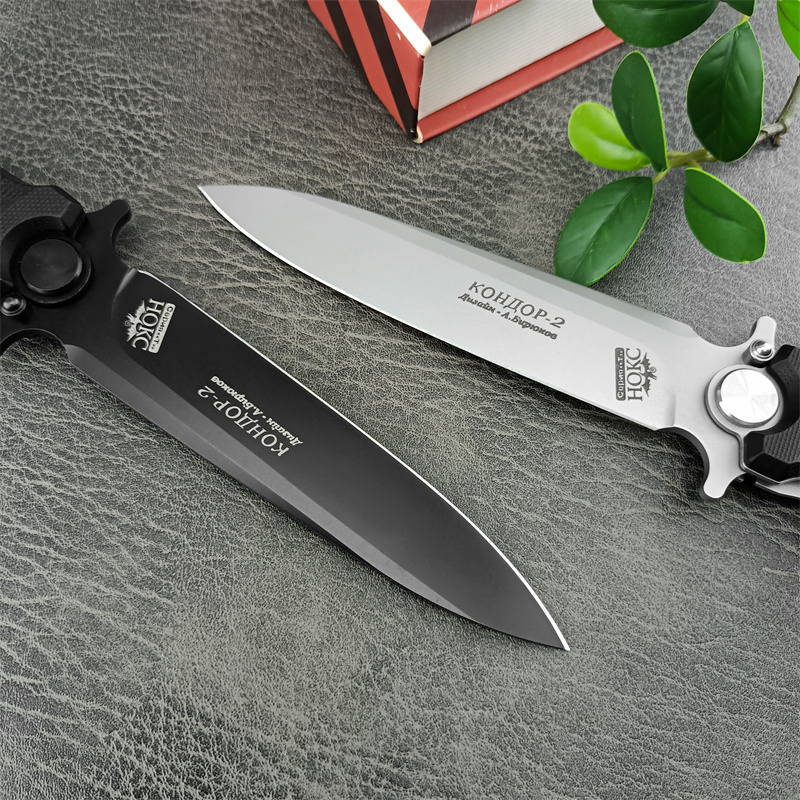 2024 Rysk Hokc Tactical Folding Pocket Knife D2 Drop Point Blade G10 Hantera högkvalitativ utomhuscamping Hunting Survival Knife 3300 4850 535 940 615 Verktyg