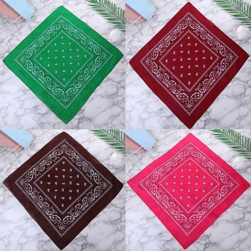 BANDANAS DURAG 16 MODORLAR 55CM YENİ Hip Hop Baskı Açık Front Flower Bandana Erkek Dış Mekan Bant Amipli Eşarp Yüksek Kaliteli Saç Aksesuarları J240516