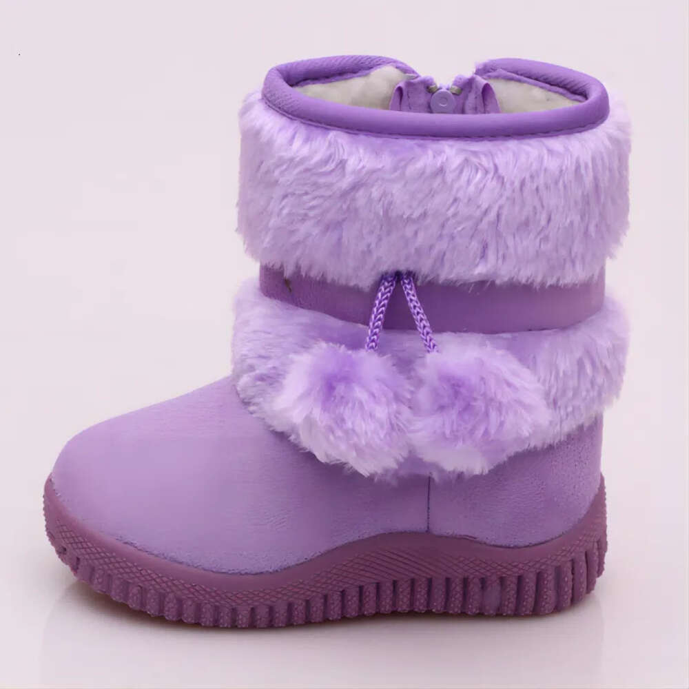 Nuevas chicas nieve invierno cómodo cómodos niños cálidos lobulando niños gruesos botas de princesa botas de princesa otoño l2405 l2405