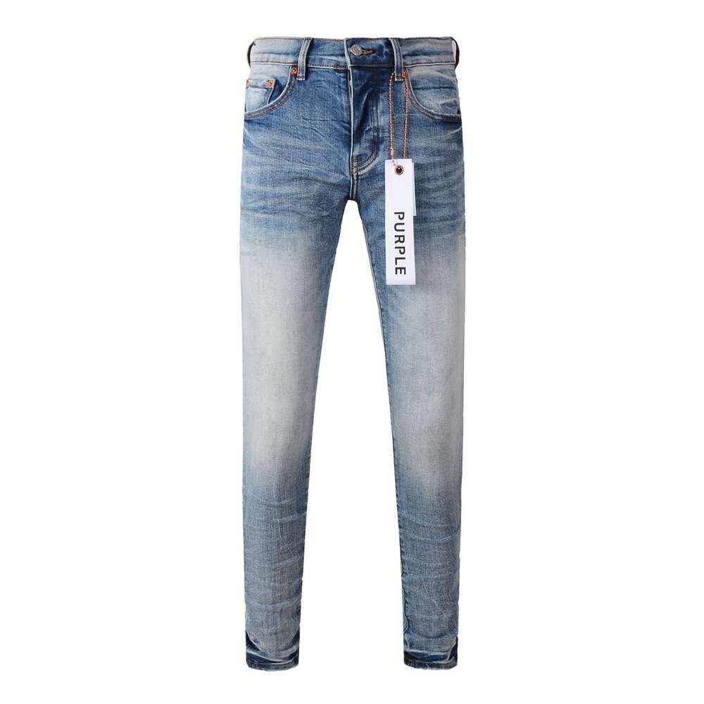 Blue jeans American high street blue patch