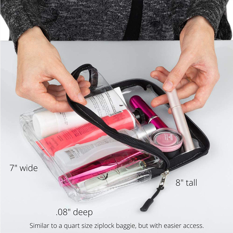 DHLToiletry Kits PVC Transparent Waterproof Protable Travel Makeup Bag