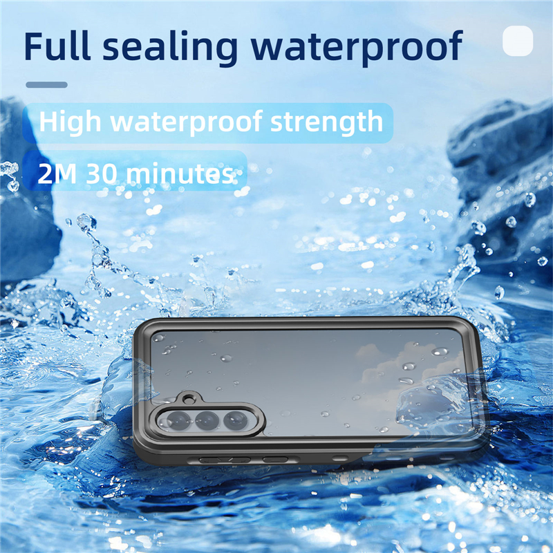 Samsung Galaxy A33 5G A25 A54 A53 A33 A34 A24 A15 A14 A14 A13 A23 A04S LANYARD OUTDOOR SPORTS FULL PROTECTIVE HEARDIVE CLEAR CLEAR CLEAR CLEAR CLEAR SILLEの透明な防水電話ケースケース