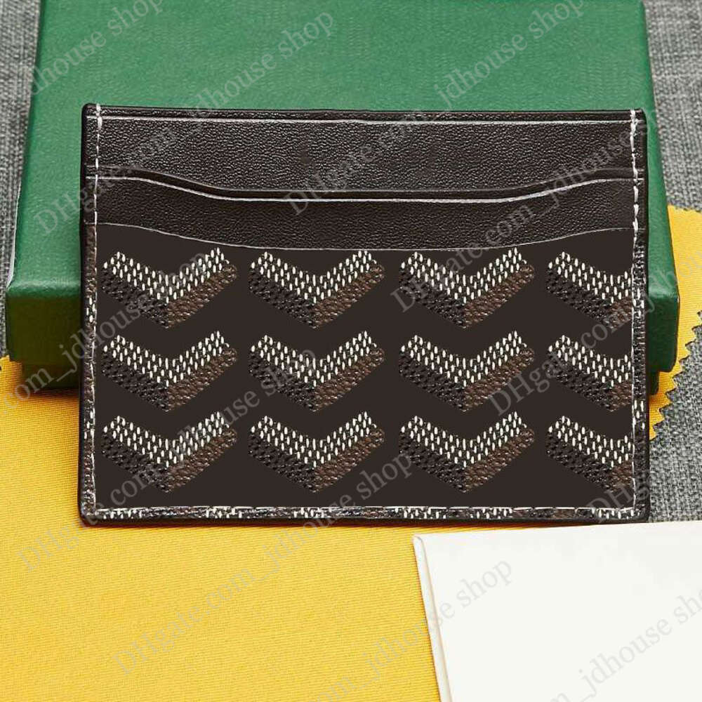 Korthållare Designer Mens Card Holder With Pattern Print Luxury Short Wallet Leather Purse Men Women Credit Clutch Mini Bag Cardholder Designer Fall P50117 2024
