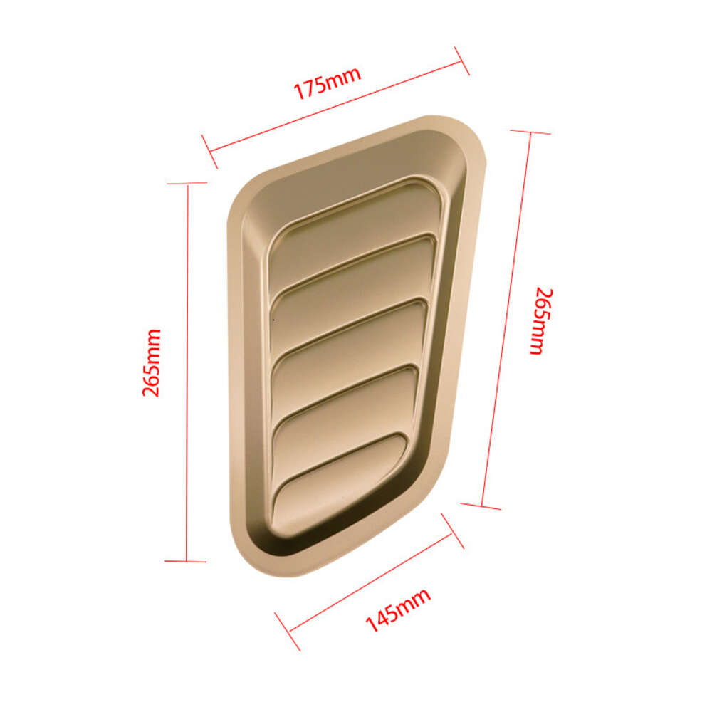 Nuovo colorato aspirazione cellulare Aibro Coppa Cover Scoop Cover Cover Adesivi Attacco di decalcomanie in fibra di carbonio Accessori auto