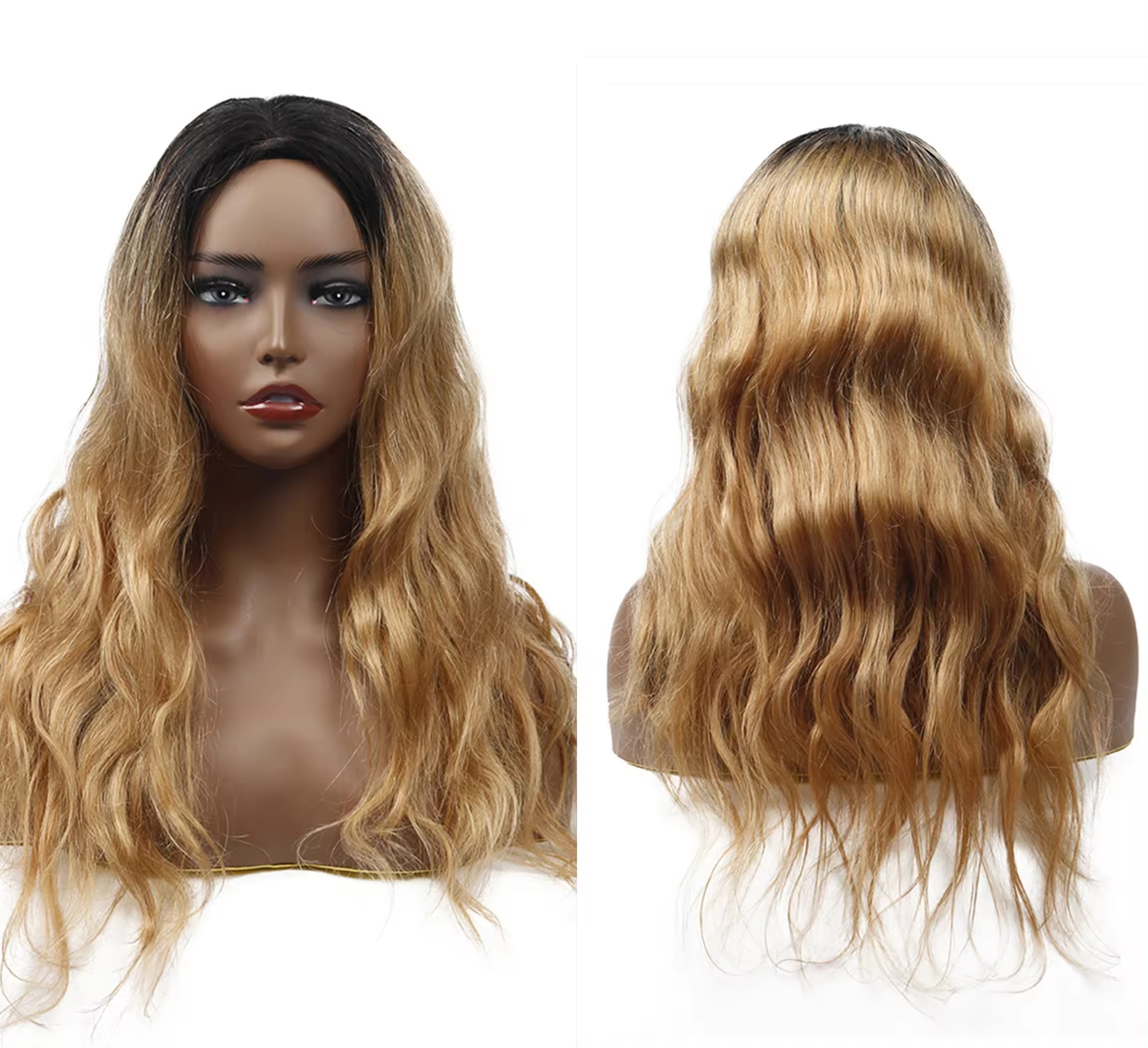 1b Wigs Front Cody Wave Body Wave pre -pizzicò HD Hone Honey Bionda parrucca frontale Frontale 150% 1B/27 Parrucca capelli umani